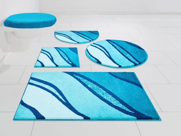 Grund Badematte Belize, Badvorleger, Badezimmer Teppich, sehr weich, Höhe 20 mm, rutschhemmend beschichtet, schnell trocknend, fußbodenheizungsgeeignet, Polyacryl, rechteckig, weiche Haptik, auch als 3 teiliges Set erhältlich, Made in Europe