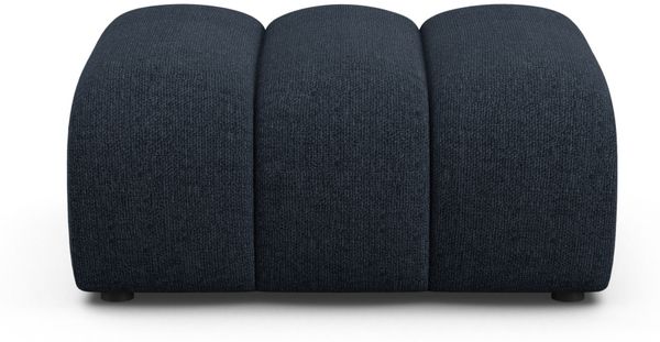 Micadoni Hocker Lupine Chenille Eden Marineblau