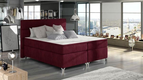 Wohnideebilder Amadeo 160X200 Rot Boxspringbett BAO_16_1.6