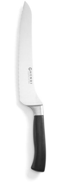 HENDI Brotmesser, Profi Line, angehoben, Schwarz, (L)340mm