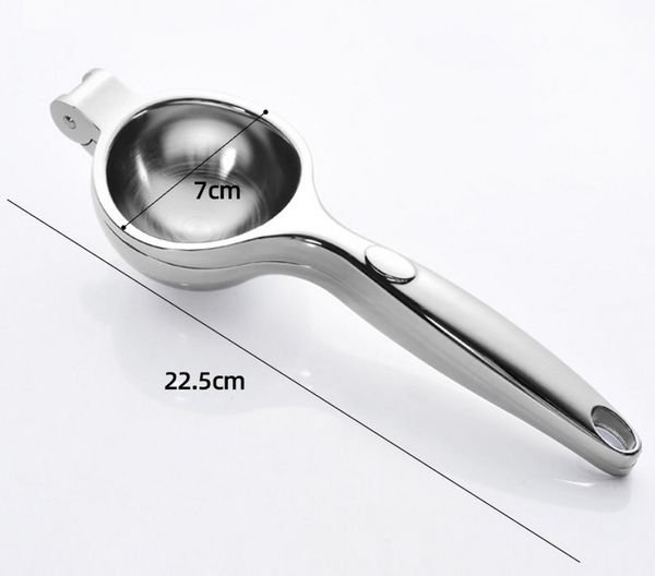 BAYLI Mörser Zitronenpresse, manuelle Handpresse - Zitruspresse für Zitronensaft