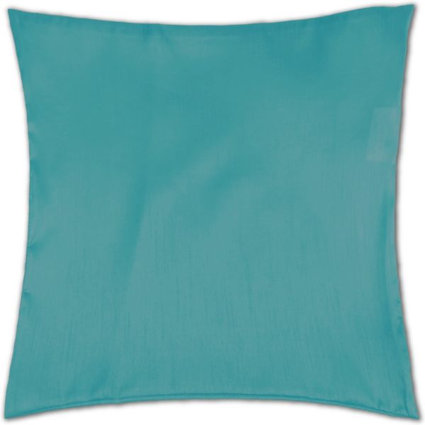 Kissenhüllen 40x40 Alessia, Auswahl: türkis - pfauenblau mit Füllung