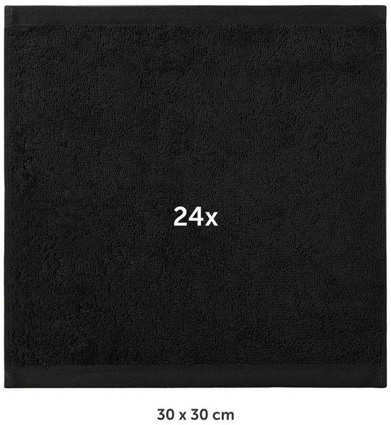 Blumtal Gästehandtücher 30x30cm - weich und saugstark, Frottee (24-St), 12er und 24er Set, 100% Baumwolle