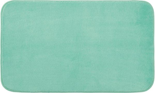 Gözze Badematte Rio Premium, Höhe 18 mm, rutschhemmend beschichtet, fußbodenheizungsgeeignet, schnell trocknend, Polyester, rechteckig, Badteppich, Uni Farben, waschbar, rechteckig & rund erhältlich