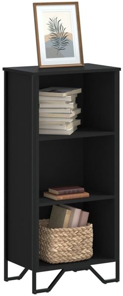 vidaXL Bücherregal Schwarz 50x31x106 cm Holzwerkstoff 848604