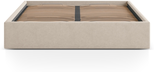 Micadoni Bett Susan Strukturierter Stoff Cappuccino 160x200