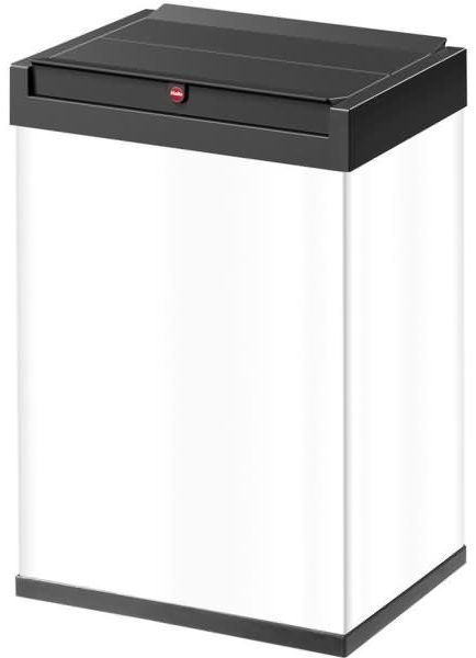 Hailo 'Big-Box Swing L' Mülleimer, Stahlblech, 35 Liter, Weiß
