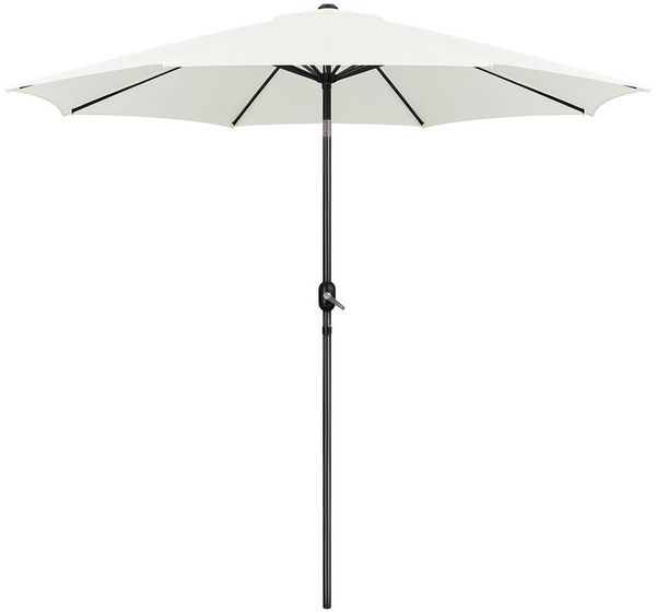 Yaheetech Sonnenschirm ∅ 223/270/294/327 cm, Gartenschirm mit Kurbel, Neigbar, UV Schutz 50+