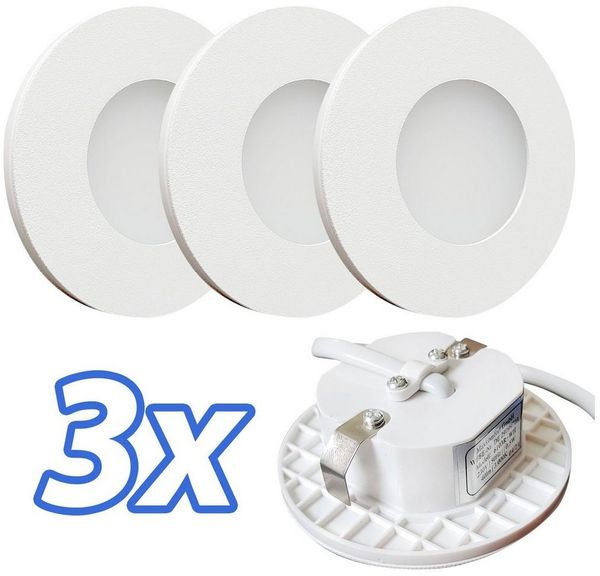Maxkomfort LED Wandstrahler 6103, LED fest integriert, Warmweiß, 3000K, Treppenbeleuchtung Bild 5