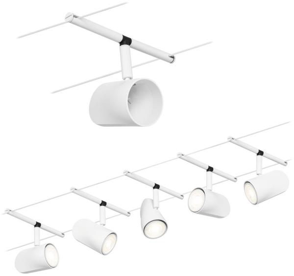 Paulmann No. 94467 Seilsystem Cup Basisset Weiß 5x max. 10W DC 60VA