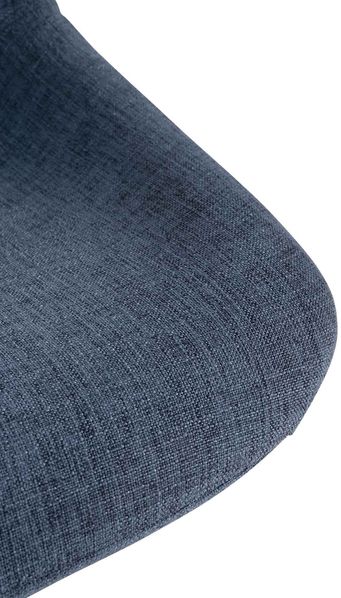 CLP Barhocker Loft mit Rückenlehne und 360 drehbar,blau Stoff Bild 10