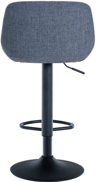 CLP Barhocker Loft mit Rückenlehne und 360 drehbar,blau Stoff Bild 8