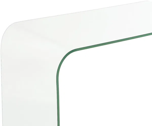Vente-unique - KARDEMO Büromöbel Glas Transparent - B 60 cm x H 75 cm x L 120 cm Bild 5