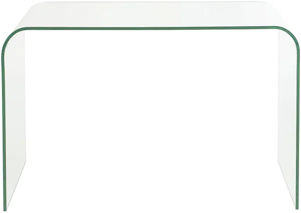 Vente-unique - KARDEMO Büromöbel Glas Transparent - B 60 cm x H 75 cm x L 120 cm Bild 3