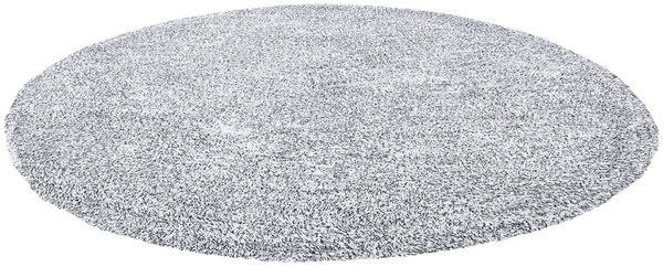 Teppich grau meliert ⌀ 140 cm Shaggy DEMRE Bild 4