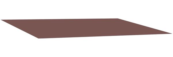 vidaXL Markisenersatzstoff Braun 600 x 350 cm Polyester 3444274 Bild 2
