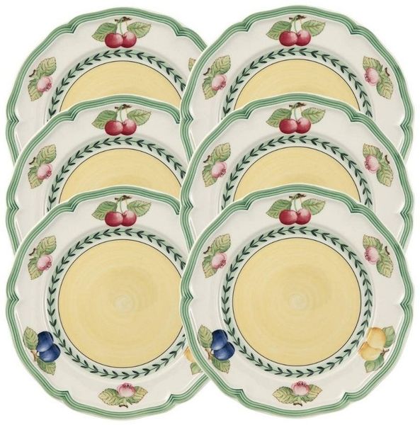 Villeroy & Boch French Garden Fleurence Frühstücksteller 21cm Set6