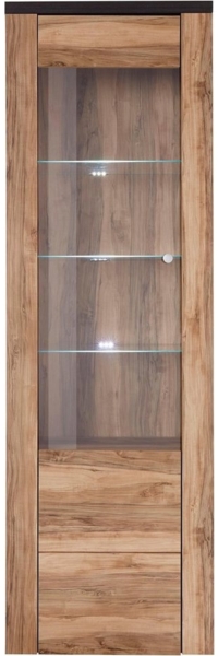 Home affaire Vitrine Larona, zeitlose Glasvitirne, Hochschrank Höhe 205,6 cm Stauraumvitrine mit dekorativer Rahmenoptik Bild 2