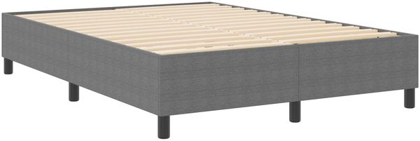 vidaXL Plattformbettgestell Hellgrau 160 x 200 cm Cordstoff 3337417 Bild 2