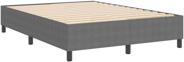 vidaXL Plattformbettgestell Hellgrau 160 x 200 cm Cordstoff 3337417 Bild 6