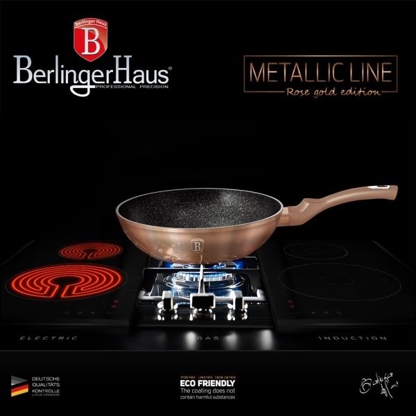 Berlinger Haus Kochen Berlinger Haus Topfset Metallic Line Rose Gold BH7058