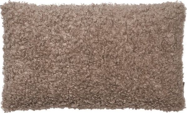 blomus Kissenhülle -TEDDY- Kissenbezug, Dekokissen, Kuschelkissen, Wohnkissen modern, Flauschig, inkl. Trageschlaufe, inkl. Filzgleitern