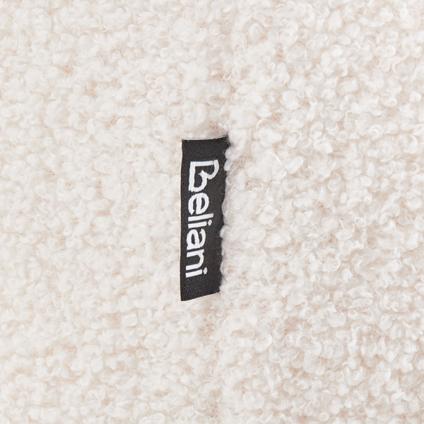 Pouf BAYARD Bouclé Cremeweiß Bild 7