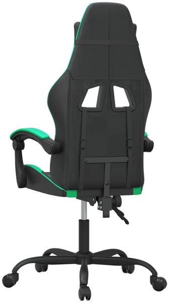 vidaXL Gaming-Stuhl Schwarz und Grün Kunstleder [3143869] Bild 5
