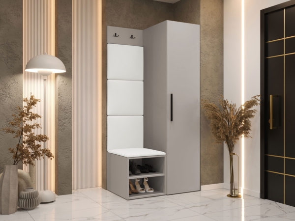 Garderoben-Set Mapreni IV (Farbe: Cashmere, Soft 017)