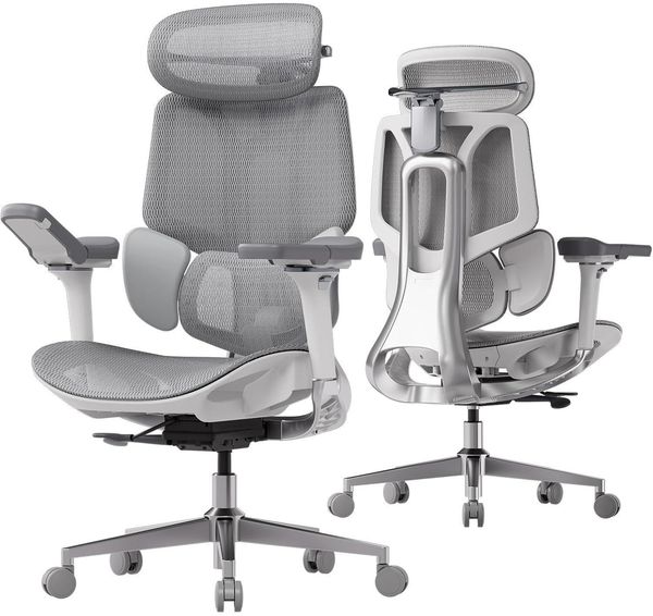 Hbada E3 Pro Ergonomischer Bürostuhl 3-Zonen Lendenwirbelstütze 4D Kopfstütze
