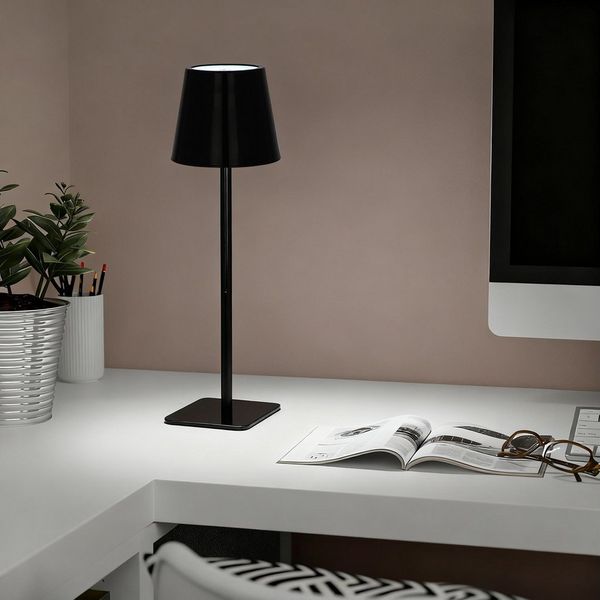 OTTO home LED Tischleuchte Merrin - 2er Set Akkuleuchte, Dimmer, Dimmfunktion, USB-Ladefunktion, LED fest integriert, warmweiß - kaltweiß, 2er Set, dimmbar, Farbwechsel, Akku Tischlampe, LED, USB-C, CCT