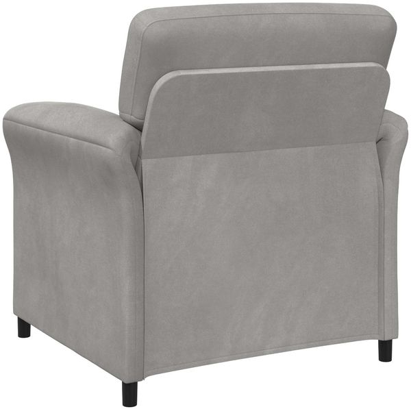 vidaXL 1-Sitzer Sofa Hellgrau 88 x 83 x 95 cm Samt 42033925 Bild 5