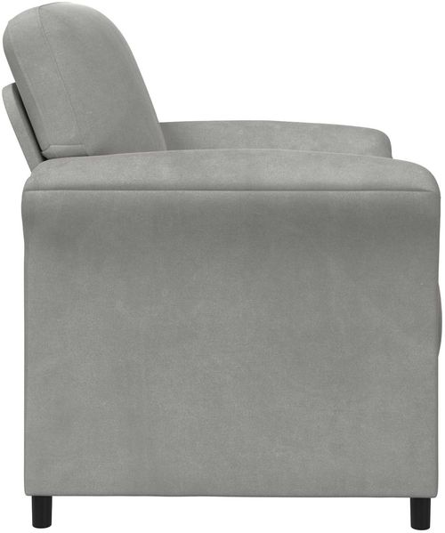 vidaXL 1-Sitzer Sofa Hellgrau 88 x 83 x 95 cm Samt 42033925 Bild 4