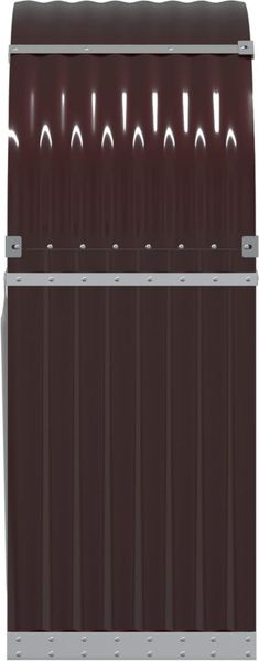 vidaXL Kaminholzunterstand Braun 80x45x120 cm Verzinkter Stahl 364569 Bild 5