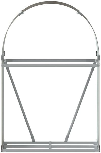 vidaXL Kaminholzunterstand Braun 80x45x120 cm Verzinkter Stahl 364569 Bild 4
