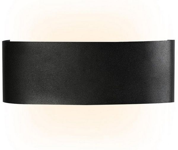 Nettlife Wandleuchte Innen & Aussen LED Wandlampe Schwarz 3000K Metal 1ER 2ER, LED fest integriert, Warmweiß, Schlafzimmer Wohnzimmer Flure 5w