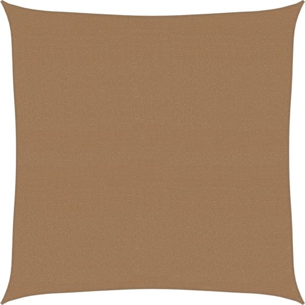 vidaXL Sonnensegel 160 g/m² Taupe 7x7 m HDPE 311390