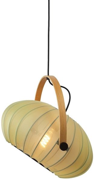 Halo Design 746361 Pendelleuchte DC Textile 40cm Waldgrün E27
