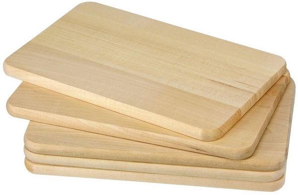 Gravidus Frühstücksbrett 5x Frühstücksbrettchen Holz