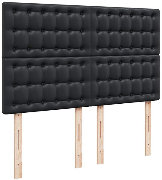 vidaXL Ottoman-Bett mit Matratze & LEDs Schwarz 140x190 cm Kunstleder 3313850 Bild 9