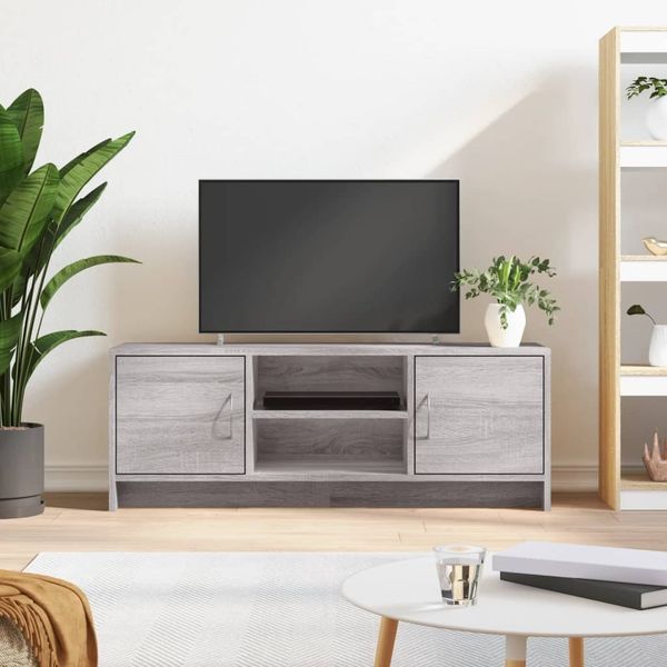 vidaXL TV-Schrank Grau Sonoma 102x30x37,5 cm Holzwerkstoff 823259