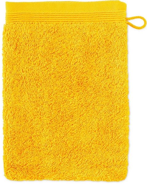möve Superwuschel Waschhandschuh 20x15 cm aus 100% Baumwolle, gold