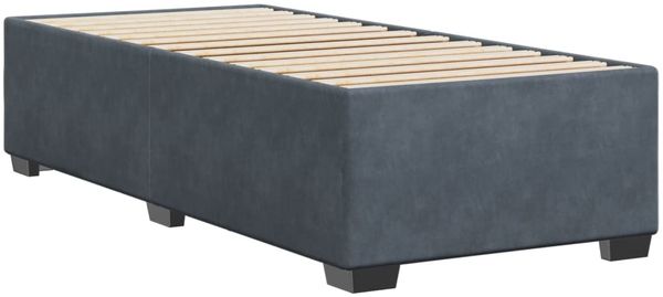 vidaXL Bettgestell ohne Matratze Dunkelgrau 80x200 cm Samt 3284596 Bild 3