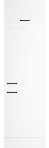 OPTIFIT Hochschrank OPTImulti Breite 60 cm, mit 2 Türen, 1 Klappe, 1 Einlegeboden, Metallgriffe