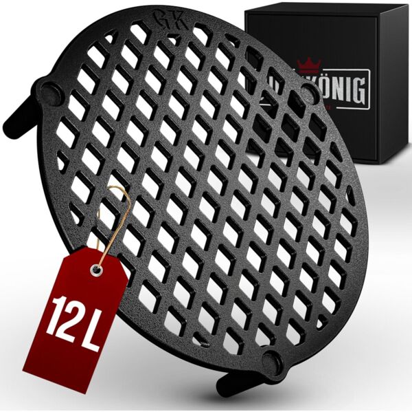 Stapelrost für 12 l Dutch Oven – Einlegerost aus Metall für mehrstöckiges Garen im Feuertopf, hitzebeständig & robust für Grill & Outdoor