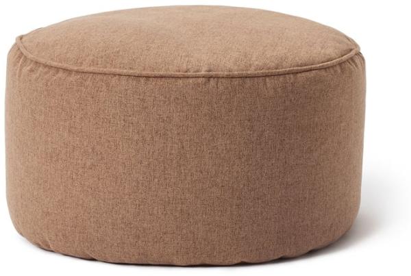 Lumaland 'Comfort Line' Sitzsack-Hocker, Indoor, Polyester braun, 45 x 45 x 25 cm, 50 l