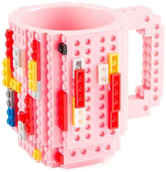 Goods+Gadgets Tasse GOODS+GADGETS Baustein Tasse - LEGO kompatibler Becher Satz 350ml, Polycarbonat, Kaffeetasse Kaffee-Becher 350ml