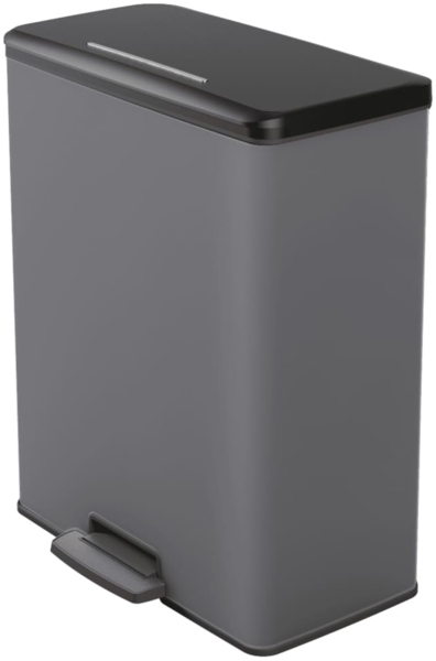 Curver Duo Tretmülleimer Deco 26L+26L Grau 443818