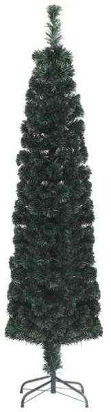 vidaXL Künstlicher Weihnachtsbaum Schlank mit Ständer und LED 64 cm Glasfaser 328442 Bild 3