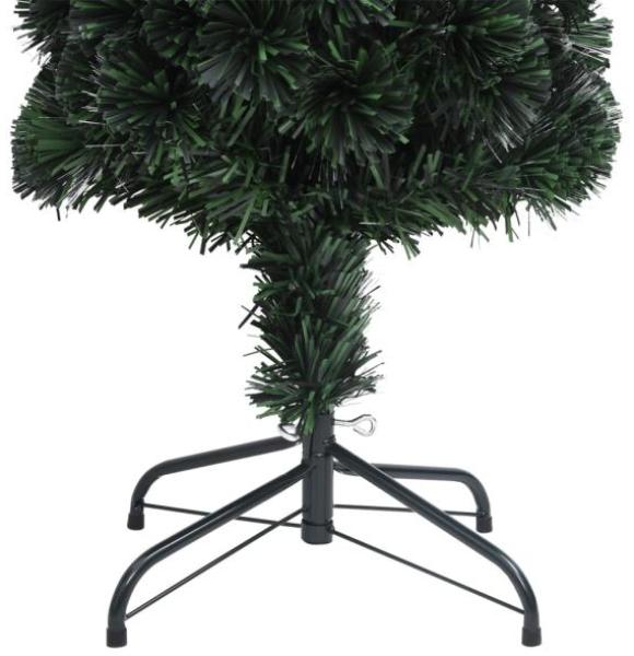 vidaXL Künstlicher Weihnachtsbaum Schlank mit Ständer und LED 64 cm Glasfaser 328442 Bild 5
